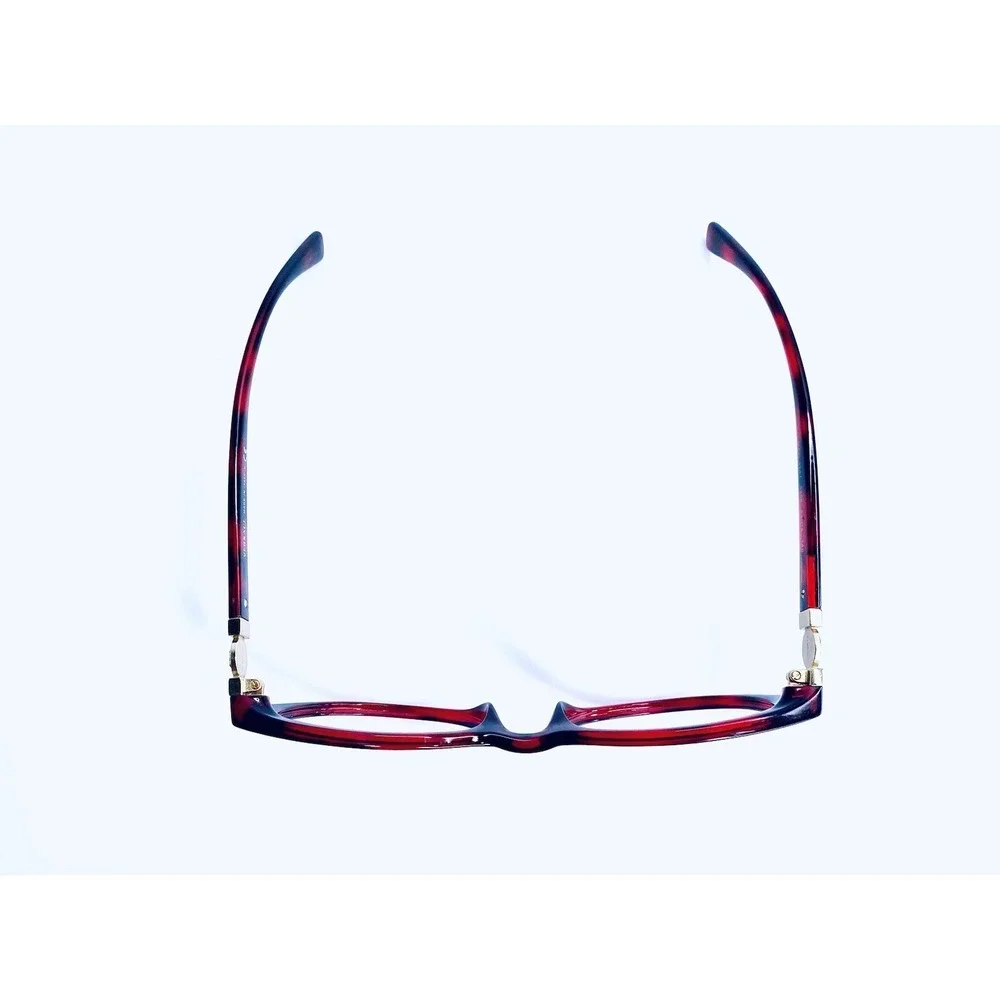 Versace Red Tortoise Gold Medusa Temple Eyeglasses Italy MOD 3247 53 18 140